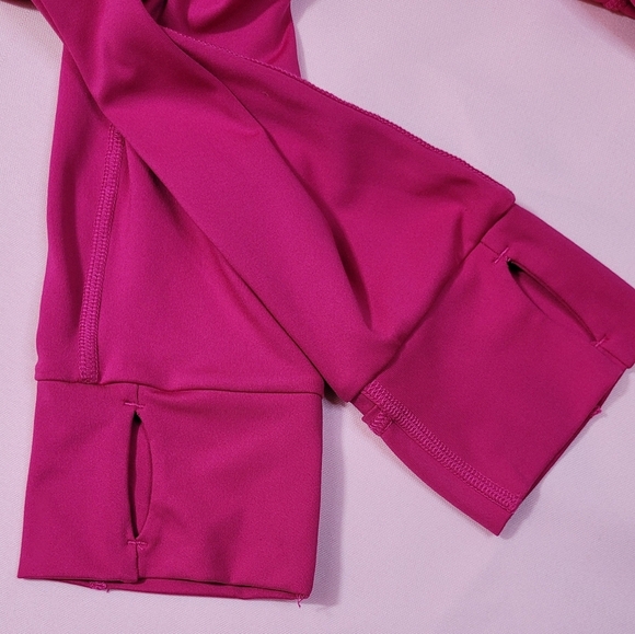 Women's Pink Quarter-Zip Top - Picture 6 of 16